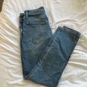 Abercrombie curve love super skinny ankle high rise jean